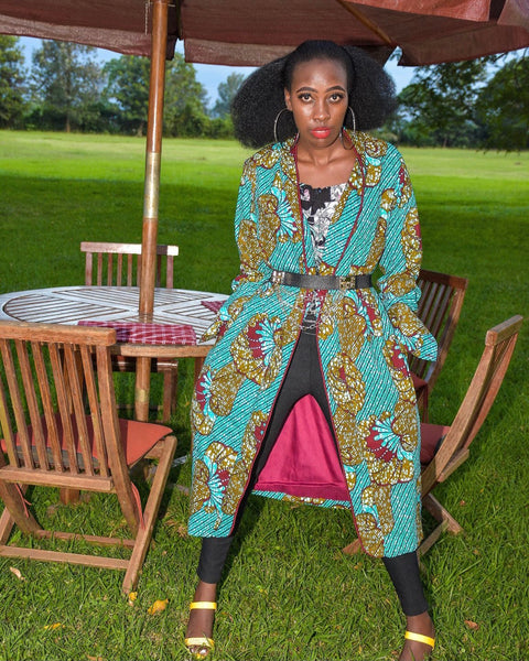 ALL SEASONS AFRICAN PRINTS COAT - Ima