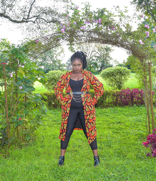 ALL SEASONS AFRICAN PRINTS COAT - Maeva
