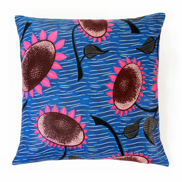 African print Accent Pillows - Violet