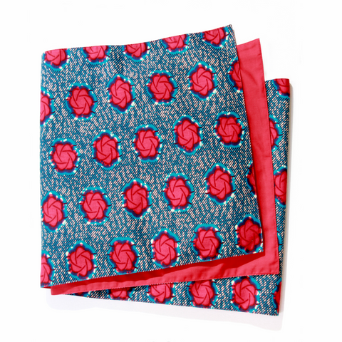 AFRICAN PRINTS TABLE RUNNER-Pois Rouge