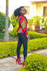 BOARDROOM PRINT BLAZER - Eliane